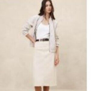 Jean Midi Pencil Skirt